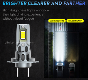 Bombillas LED para Faros Delanteros de Automóvil de 60 W, Chip CSP <span class=keywords><strong>L4</strong></span> Pro, H13 H1 HIR2 9007 H11, Modelos X5 A4 - Product Image 4
