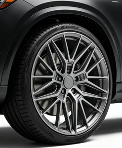 Nouvelle jante en alliage d'aluminium coulé multi-rayons RUNLUN 18/19/20Wide8.0/8.5/9.0/9.5CPD5X114.3/100/108/112/120 Gris Satiné/Noir Brillant - Product Image 6