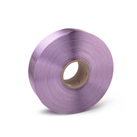 Filament de polyester coloré trilobal brillant 100% écologique FDY 150d 48f pour broderie et couture