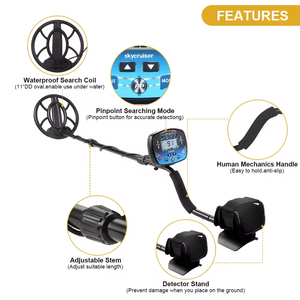 Detector de Metales Profesional MD-910 de Alta Precisión para Oro, Plata y Monedas con Función de Localización Precisa - Product Image 3