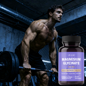 Bổ sung Bột bisglycinate magiê 14783-68-7 magiê Glycinate 20% mg Viên nang phức tạp 3 trong 1 viên thuốc viên Gummies giọt - Product Image 4