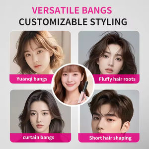 Peigne chauffant sans fil pour frange, mini brosse lissante USB, fer à coiffer unisexe, peigne lissant pour cheveux - Product Image 2