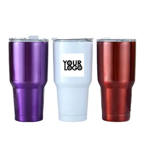 Factory Wholesale Eco Friendly Travel Tumblers Car Cup Double Walled Insulated Tumblers With Custom Logo Water Bottle