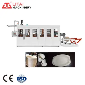 Fully Automatic Hydraulic Drive Disposable One Time Plastic Cup Machine And Packaging Cup Machine Production Line