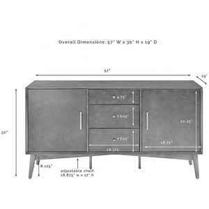 Maison moderne vente en gros, Buffet en bois naturel et <span class=keywords><strong>grande</strong></span> <span class=keywords><strong>Console</strong></span> - Product Image 6