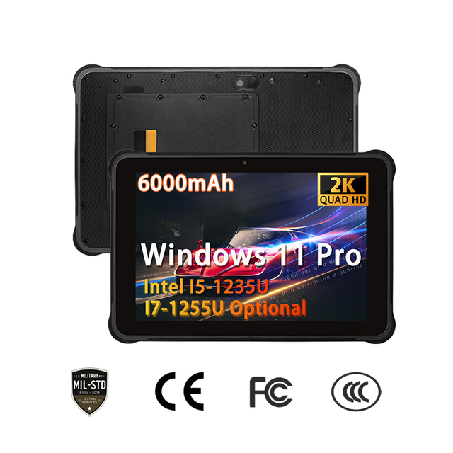 Factory Supply Windows 11 Tablet Pc Intel I5 32GB RAM 6000mAh Battery Industrial Rugged Tablet for Field Engineers