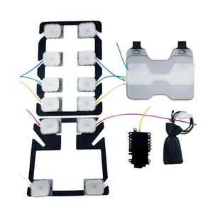 Masajeador de Asiento de Coche Inteligente con 12 Puntos de Presión, Bolsa de Aire Integrada, Soporte Lumbar Neumático de 4 Vías para Toyota Land Cruiser Universal - Product Image 1