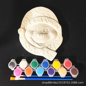 Kit di Pittura su Gesso, Set di Giocattoli da Disegno, Figure in Gesso 3D da 4,5 Pollici per Attività Artigianali di Pasqua, Natale, Vacanze, <span class=keywords><strong>Uova</strong></span> e Albero di Natale - Product Image 5