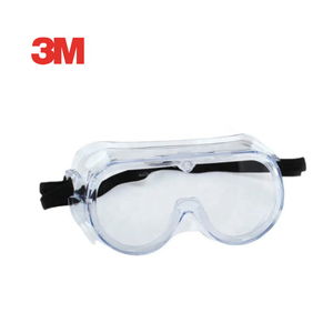 男性と女性の両方のための3M 1621AF完全なアンチフォグと抗化学ゴーグルのほこりとスプラッシュ保護メガネ - Product Image 1