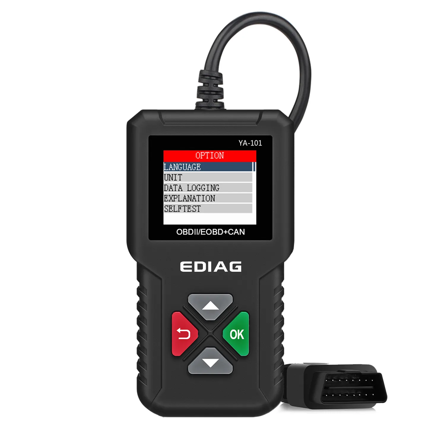 Ediag YA101OBD2車診断ツールOBDII自動スキャナーチェックエンジンライト読み取りデータストリームPKCR3001コードリーダーユニバーサルカー