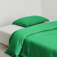 Ensemble de literie hôtelière 4 pièces en coton 100% de qualité supérieure, couleur unie, 200 fils/cm², toutes saisons, écologique, pour usage domestique