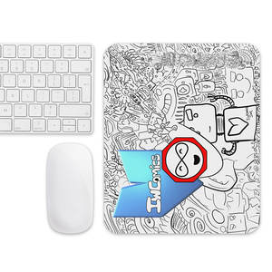 Alfombrilla de Escritorio de Cuero PU Suave y Calefactable, Personalizable, con Carga Inalámbrica, Reposamuñecas y Diseño Impreso, en Stock - Product Image 2