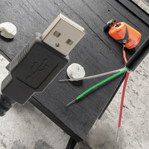 Tùy chỉnh sản xuất 0.2m USB Một Nam để tước dây trần mở cuối Pigtail cáp với PVC áo khoác và bện che chắn - Product Image 3