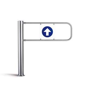 양방향 자동 입구 및 출구 액세스 제어 스윙 게이트 보안 십자형 회전식 문 편도 슈퍼마켓 자동 게이트 - Product Image 2