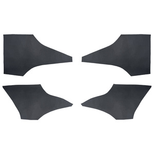 Kit de Revestimiento de Cuero para Panel de Puerta de Toyota Corolla, Negro, 07-13, Modificación, Protección Interior - Product Image 1
