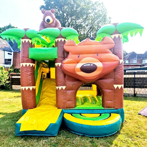 Multi play <b>inflatable</b> beer bouncy castle outdoor <b>inflatable</b> kids commercial bounce <b>house</b> aufblasbare baren-hupfburg - Product Image 1