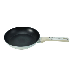 Ensemble de 3 poêles antiadhésives modernes à motif marbre, en <span class=keywords><strong>aluminium</strong></span> forgé, <span class=keywords><strong>sans</strong></span> <span class=keywords><strong>PFOA</strong></span>, compatibles induction, avec couvercles en verre - Product Image 1