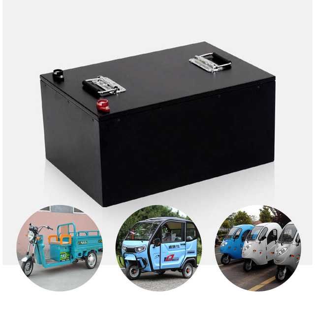 Customized 48V 60V 72V Electric Moped Tricycle with 100Ah 200Ah 300Ah Lithium Ion Battery Pack Lifepo4 Rickshaw Car Battery