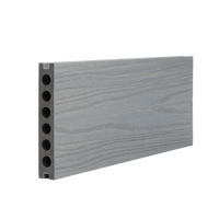 Plancher composite extérieur en WPC anti-UV, composite creux, anti-eau, haute résistance, co-extrusion
