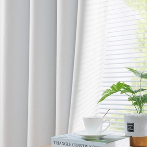 Thanh lịch 1-mảnh Thiết kế rắn màn rèm cửa & valances 96-inch cho phòng ngủ và khách sạn màu đen - Product Image 6