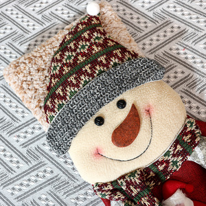 Décorations de Noël, chaussettes de Noël, sacs à bonbons (peuvent contenir des pommes et des bonbons), 48 cm de haut, 30 cm de large. Père Noël. - Product Image 6