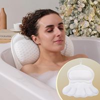 Weihang Oreiller de baignoire en maille 3D papillon lavable en machine écologique avec ventouse Coussin de spa Livraison directe transfrontalière