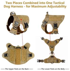 Arnés ajustable de entrenamiento para perros, chaleco táctico de caza, transpirable - Product Image 4