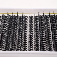 Kit de cils segmentés DIY 30D 40D Combo, faux cils volume naturel, ensemble de cils en grappe personnalisable en gros, marque privée