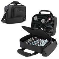Estuche Organizador de Accesorios para DJ Todo en Uno con Correa Acolchada, Bolsa Portátil para Gestión de Cables para Actuaciones en Vivo y Estudio