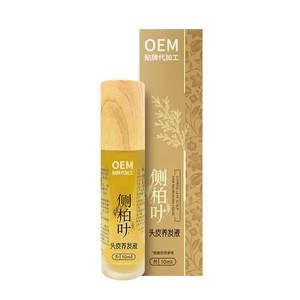 Liquide capillaire en roll-on aux feuilles de cyprès chinois, essence capillaire à base de plantes personnalisée, pour le renforcement des cheveux et la lutte contre la chute des cheveux - Product Image 1