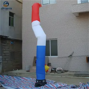 Factory direct sale in stock 20ft inflatable USA flag tube dancer