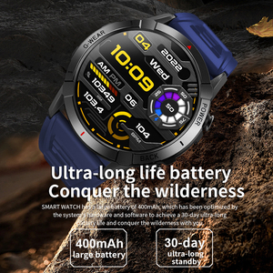 Montre connectée SENBONO NX10 <span class=keywords><strong>2023</strong></span> AMOLED, grand écran HD 1,43' 466*466, batterie longue durée, appels Bluetooth, IP68, sport en plein air, pour hommes et femmes - Product Image 2