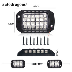 Kit d'éclairage sous caisse ATV avec 4, 6, 8 ou 12 pods, 36 LED, éclairage RGB varié, IP68 étanche, durable, avec application pour les passages de roues et le châssis - Product Image 5