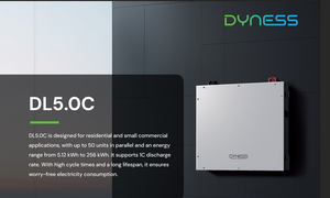 แบตเตอรี่ลิเธียม Dyness DL5.0C 5kWh 51.2V 100Ah LiFePO4 สำหรับเก็บพลังงานแสงอาทิตย์ ใช้งานร่วมกับอินเวอร์เตอร์ไฮบริด มีสินค้าในสต็อก - Product Image 5