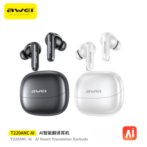 Tai nghe thông minh Awei dịch thuật đa ngôn ngữ thời gian thực, tích hợp trí tuệ nhân tạo - Product Image 1