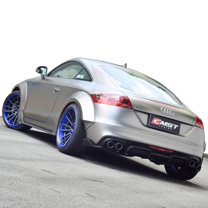 Audi TT Wide Body Kit with CMST Style Bumper & Carbon Fiber