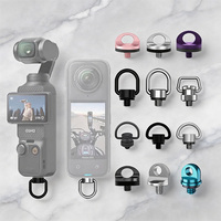 Sekrup Tali Bahu 1/4, Sekrup Tali Tangan, Sekrup Tali Leher Crossbody Lepas Cepat untuk Kamera Aksi DJI Osmo Pocket 3: