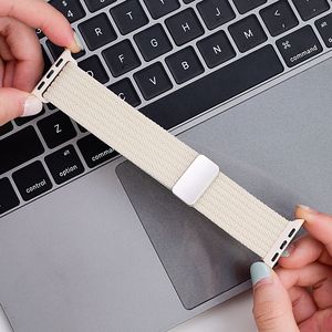 <span class=keywords><strong>Correa</strong></span> de Reloj de Nailon, Correas Elásticas para Reloj <span class=keywords><strong>Apple</strong></span> Serie 11 10 9 S11 S10 46mm 49mm 42mm - Product Image 5