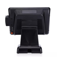 Monitor Táctil Todo en Uno POS de 15 y 17 Pulgadas para Restaurante y Supermercado, Monitor Táctil Impermeable con Soporte
