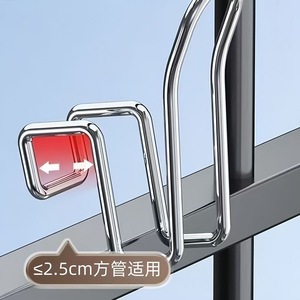 Stainless Steel U Shape Shoe Rack <b>Hook</b> For <b>Bathroom</b> Living Room Storage Multi Functional Outdoor Indoor Use - Product Image 2