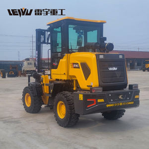 4x4 מגרש טריטור דיזל מלגזה משטח מלגזה 3 טון 4 טון 5 טון מלגזה לשטח גס מלגזה 4 כיוונית - Product Image 3