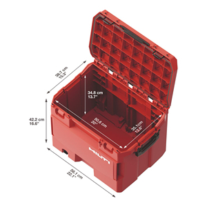 Caja de Herramientas HILTI PRO-KIT XL, Estuche Grande |   Almacenamiento Modular Resistente a Impactos IP65 de 16 gal/61 L con Sistema de Enclavamiento con una Sola Mano - Product Image 2