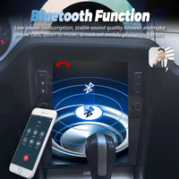 Head Unit Layar Sentuh Vertikal 12,1 inci untuk Ford Mustang 2008-2014 Android 14 2Din Wireless CarPlay Android Auto GPS Video Player