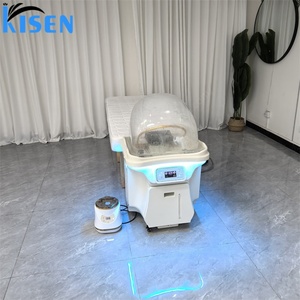 Kisen Évier de spa portable avec circulation d'eau, machine à laver les cheveux, lit de shampoing, table de massage pour usage clinique, conception amovible - Product Image 2