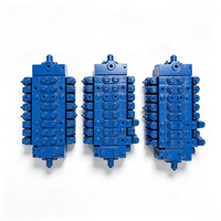 Vanne hydraulique proportionnelle électrique haute performance à plusieurs voies, 350 bars, vanne directionnelle sectionnelle pour machines de levage
