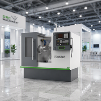 Mesin CNC Otomatis TCK6340S Sistem GSK 4 Stasiun Turret Horizontal Single Spindle Slant Bed Medium Duty Baru 380V Akurasi Tinggi