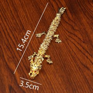 Figuras de <span class=keywords><strong>Dragón</strong></span> de Metal en 3D, Multiarticuladas y Móviles, Decoración para el Hogar y el Escritorio, <span class=keywords><strong>Dragón</strong></span> Antiguo de Mano, Artesanía de Estilo Chino, Regalo - Product Image 6