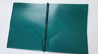 Protège-documents personnalisable en PP coloré pour présentations, avec 3 anneaux métalliques, idéal pour le bureau et l'école