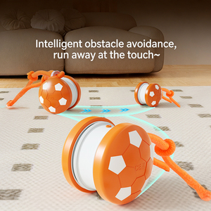 ของเล่นลูกบอลอัจฉริยะสำหรับสุนัขและแมว แบบกลิ้งอัตโนมัติ ชาร์จไฟได้ ใช้งานในบ้าน ทนทานต่อการกัด ช่วยคลายความเบื่อหน่าย - Product Image 4