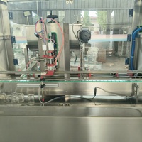 Machine de remplissage de pâtes visqueuses, machine de remplissage automatique de liquides visqueux, machine de remplissage à piston 1 tête avec mélangeur